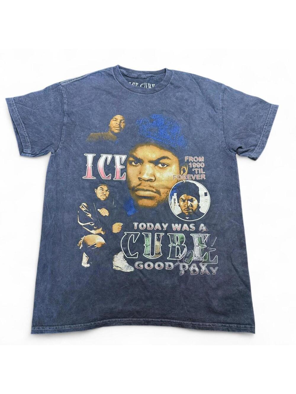 Ice Cube Graphic T-Shirt Medium 90s Rap Hip Hop Tee